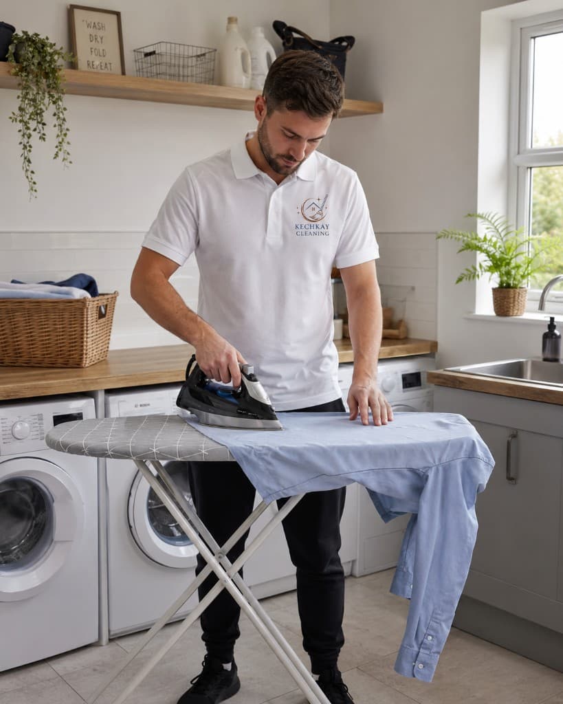 Kechkay cleaner ironing shirts